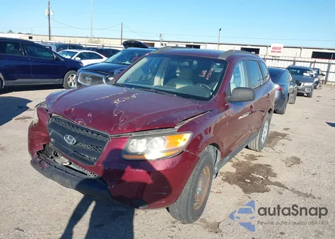 2009 Hyundai Santa Fe Gls z USA, uszkodzony, nr VIN 5NMSG13D19H281182